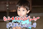 معروف پاکستانی اداکار کا 4 سالہ بیٹا ٹینک میں ڈوب کر انتقال کرگیا