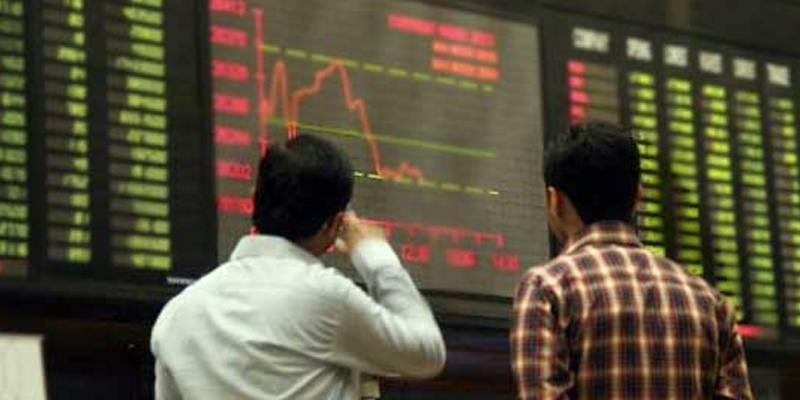 پاکستان اسٹاک مارکیٹ میں مندی کا رجحان رہا،مندی کی شدت میںکمی دیکھی گئی،سرمایہ کے حجم میں10کروڑ سے زائد روپے کی کمی